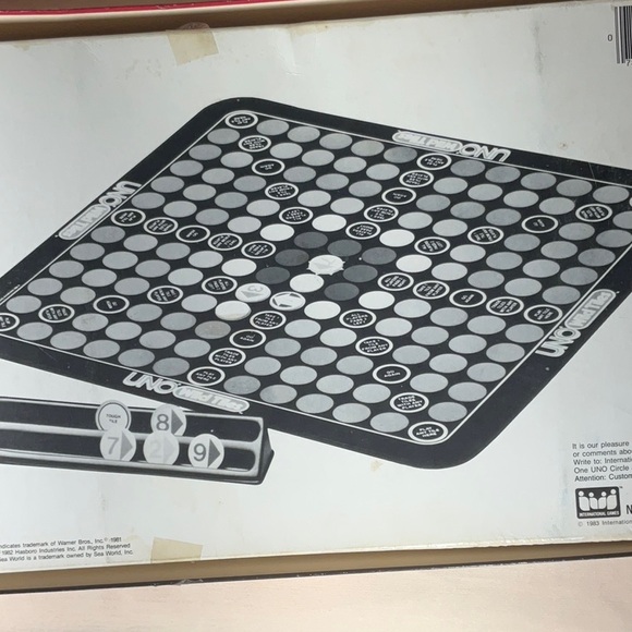 UNO Wild Tiles Board Game Vintage 1983- Complete Game - Picture 11 of 13